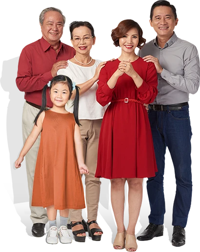 Gia đình khách hàng của Việt Anh Travel